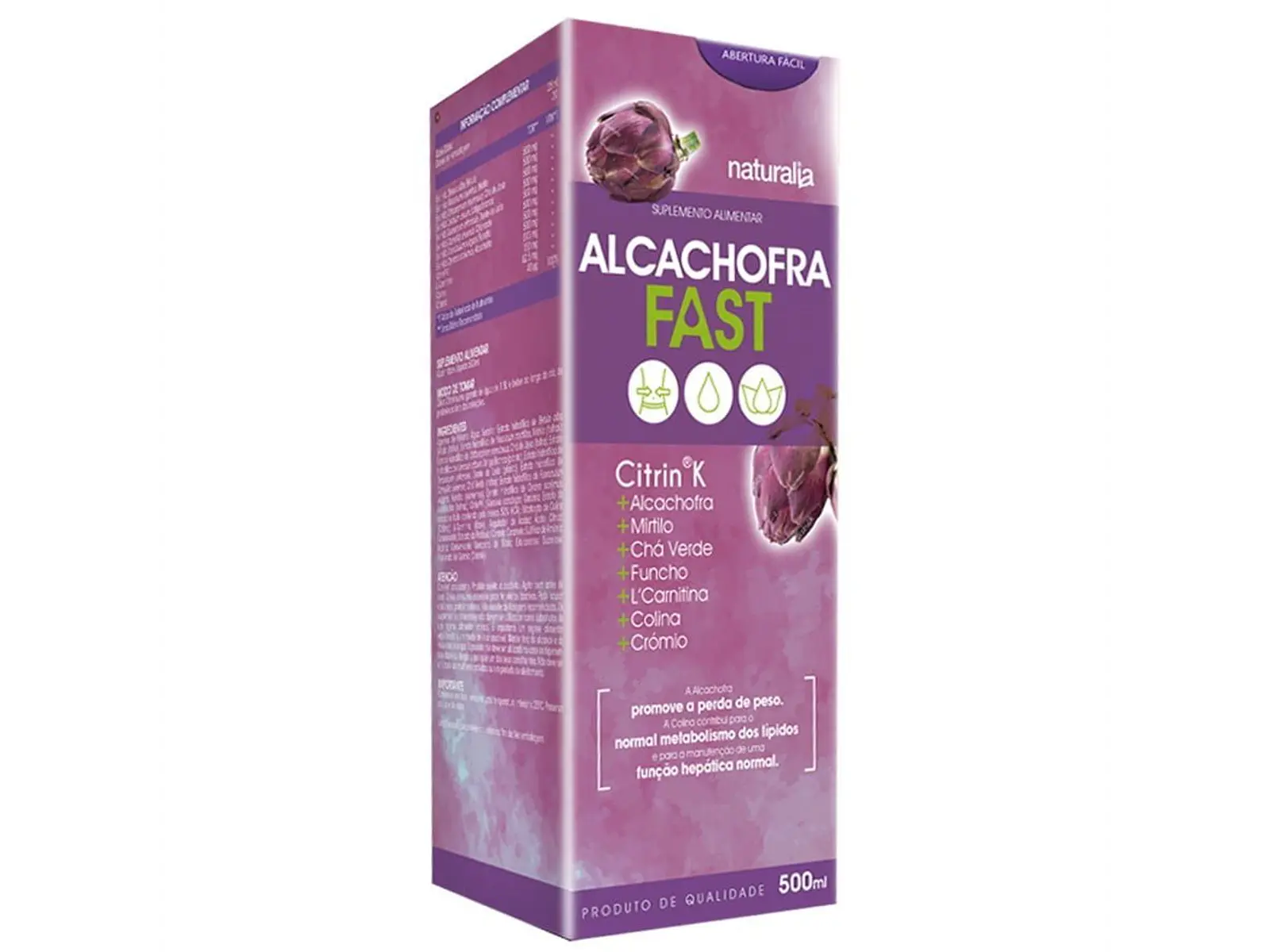 Alcachofra Fast 500ml Naturalia 1