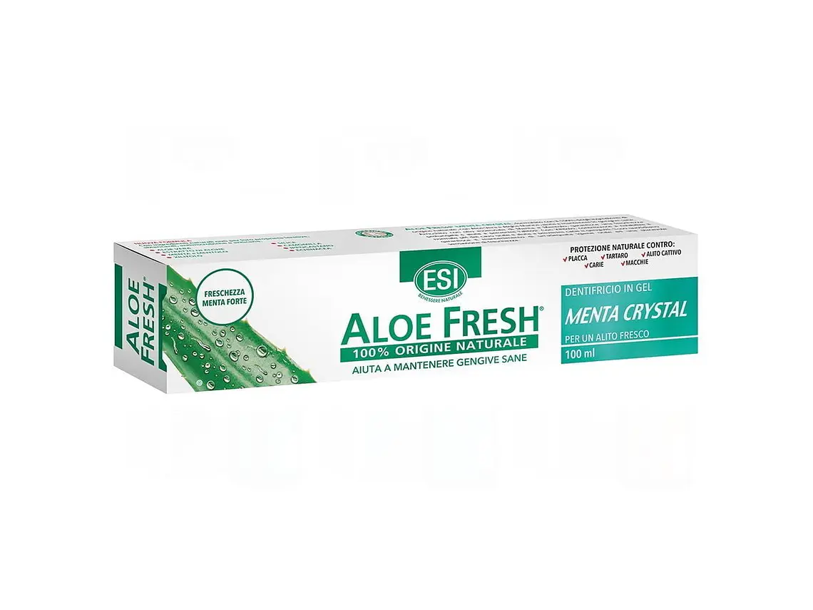 Gel Dentífrico Aloe Fresh Crystal Mint 100 Ml ESI 1