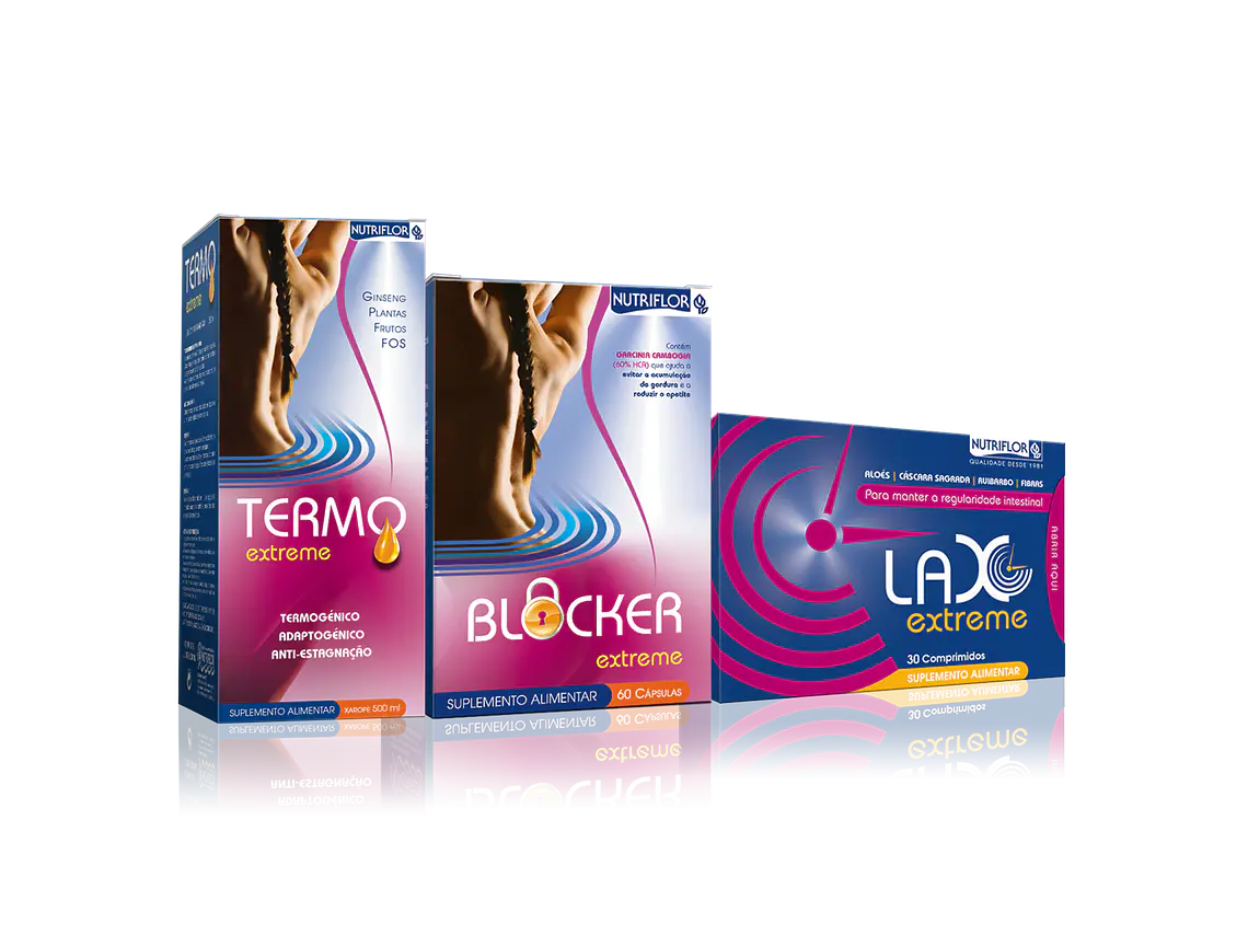 Pack Extreme Nutriflor (Termo + Lax + Blocker) 1