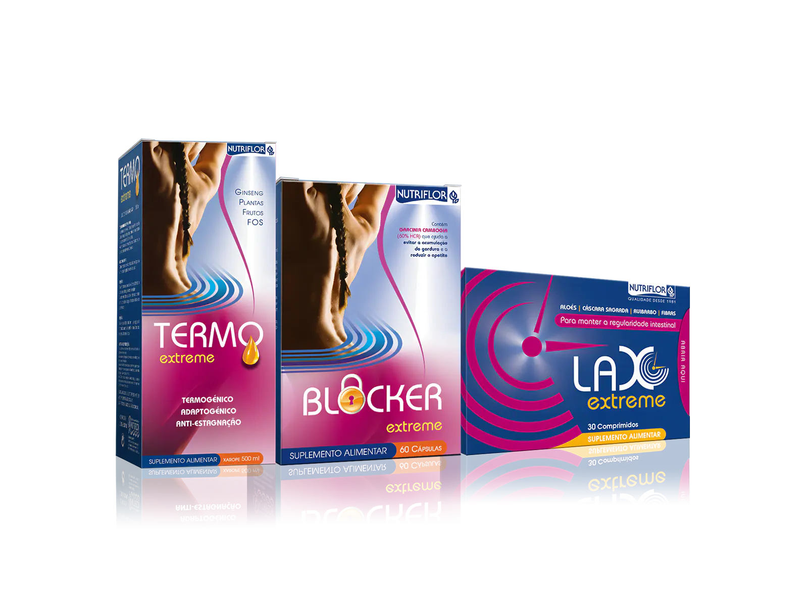 Pack Extreme Nutriflor (Termo + Lax + Blocker) 1