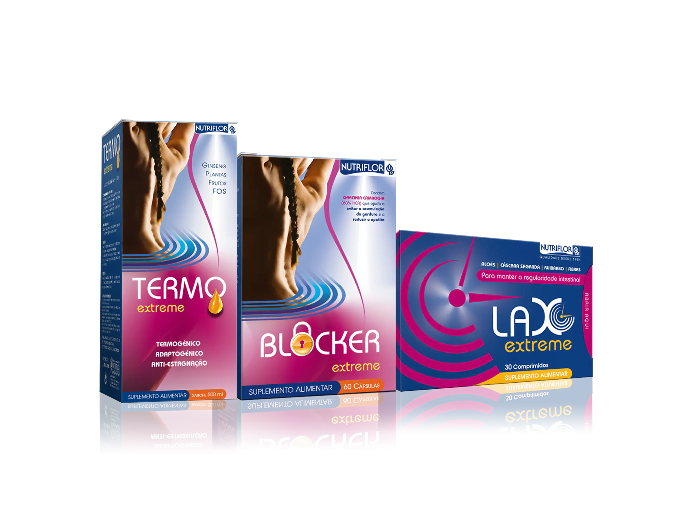Pack Extreme Nutriflor (Termo + Lax + Blocker) 1