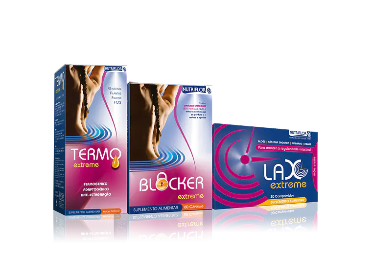 Pack Extreme Nutriflor (Termo + Lax + Blocker) 1
