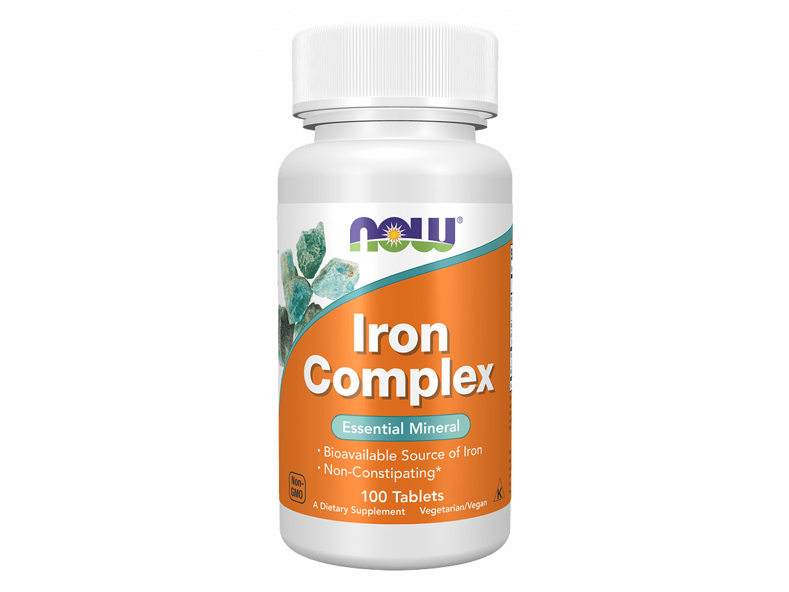 Iron Complex 100 Comprimidos Now 1