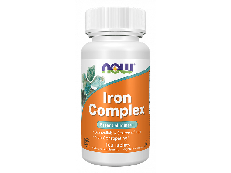 Iron Complex 100 Comprimidos Now 1