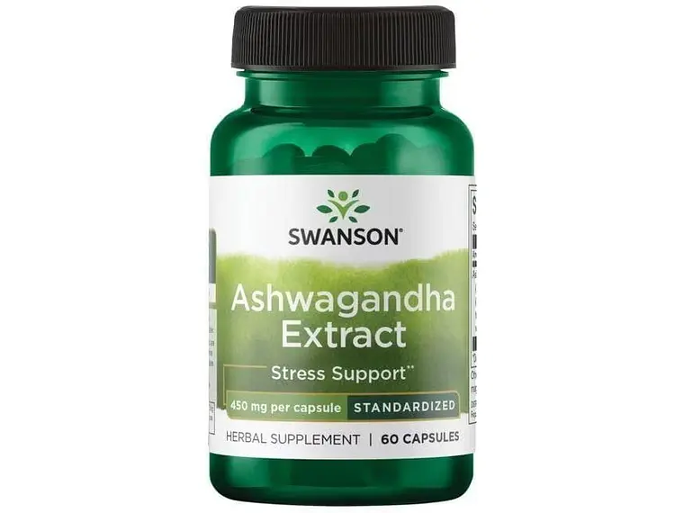 Ashwagandha 450 mg 60 Cápsulas Swanson 1