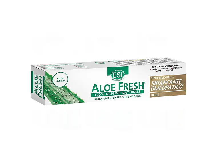Gel Dentífrico Aloe Fresh Branqueadora Homeopatica 100 Ml ESI 1