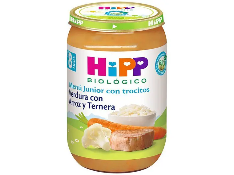 Puré De Legumes Com Arroz E Carne Bio 220 G Hipp 1