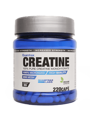 Creatina 220 Cápsulas Quamtrax