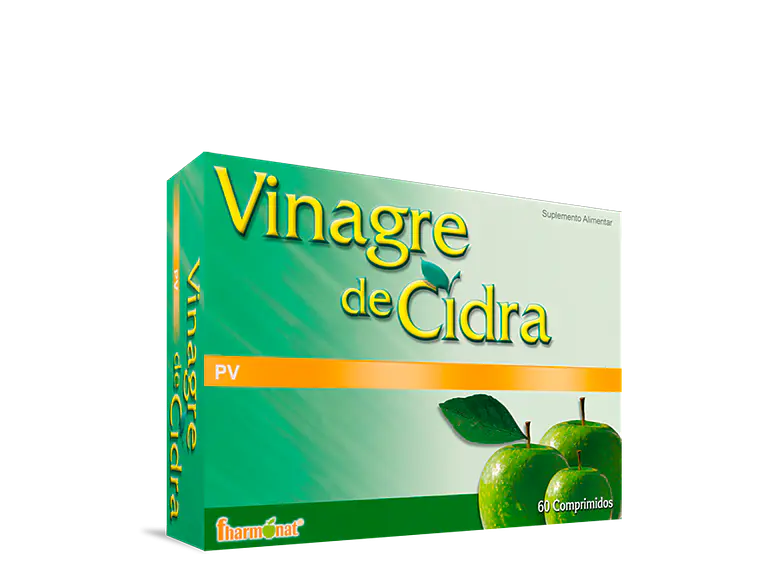 Vinagre Cidra Pv 60 Comprimidos Fharmonat 1