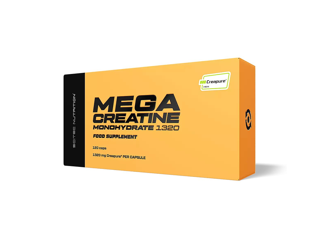 Mega Creatina Monohydrate 1320 120 Cápsulas Scitec Nutrition 1