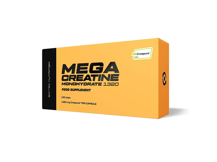 Mega Creatina Monohydrate 1320 120 Cápsulas Scitec Nutrition 1
