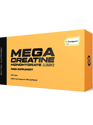 Mega Creatina Monohydrate 1320 120 Cápsulas Scitec Nutrition