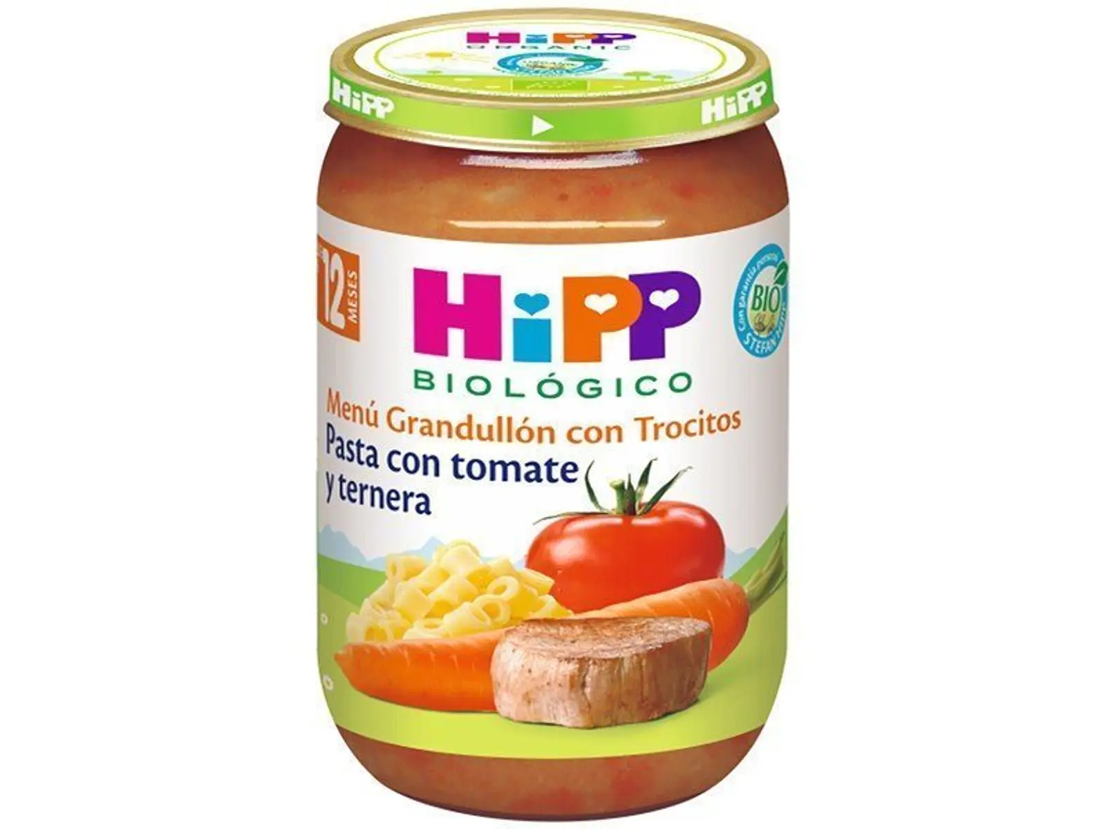 Puré De Massa Com Tomate E Carne Bio 220 G Hipp 1