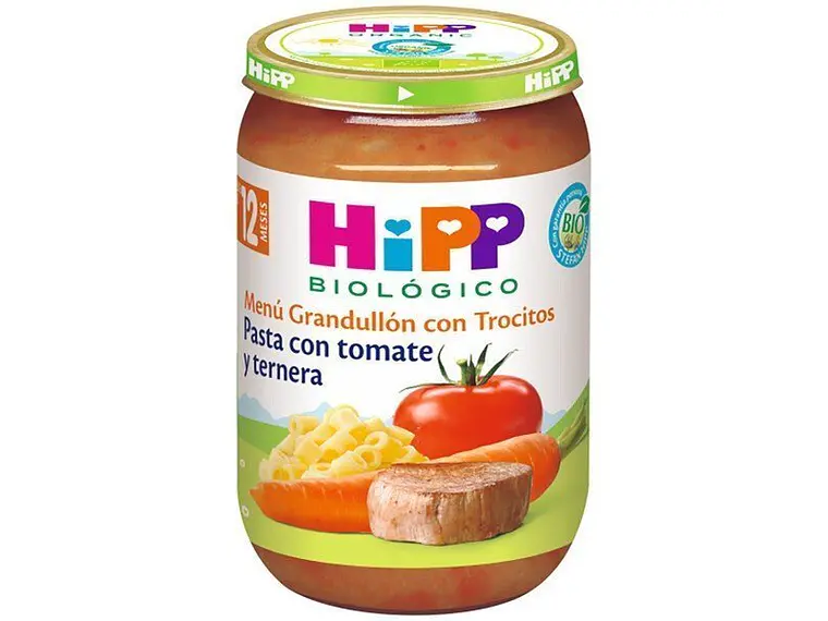 Puré De Massa Com Tomate E Carne Bio 220 G Hipp 1