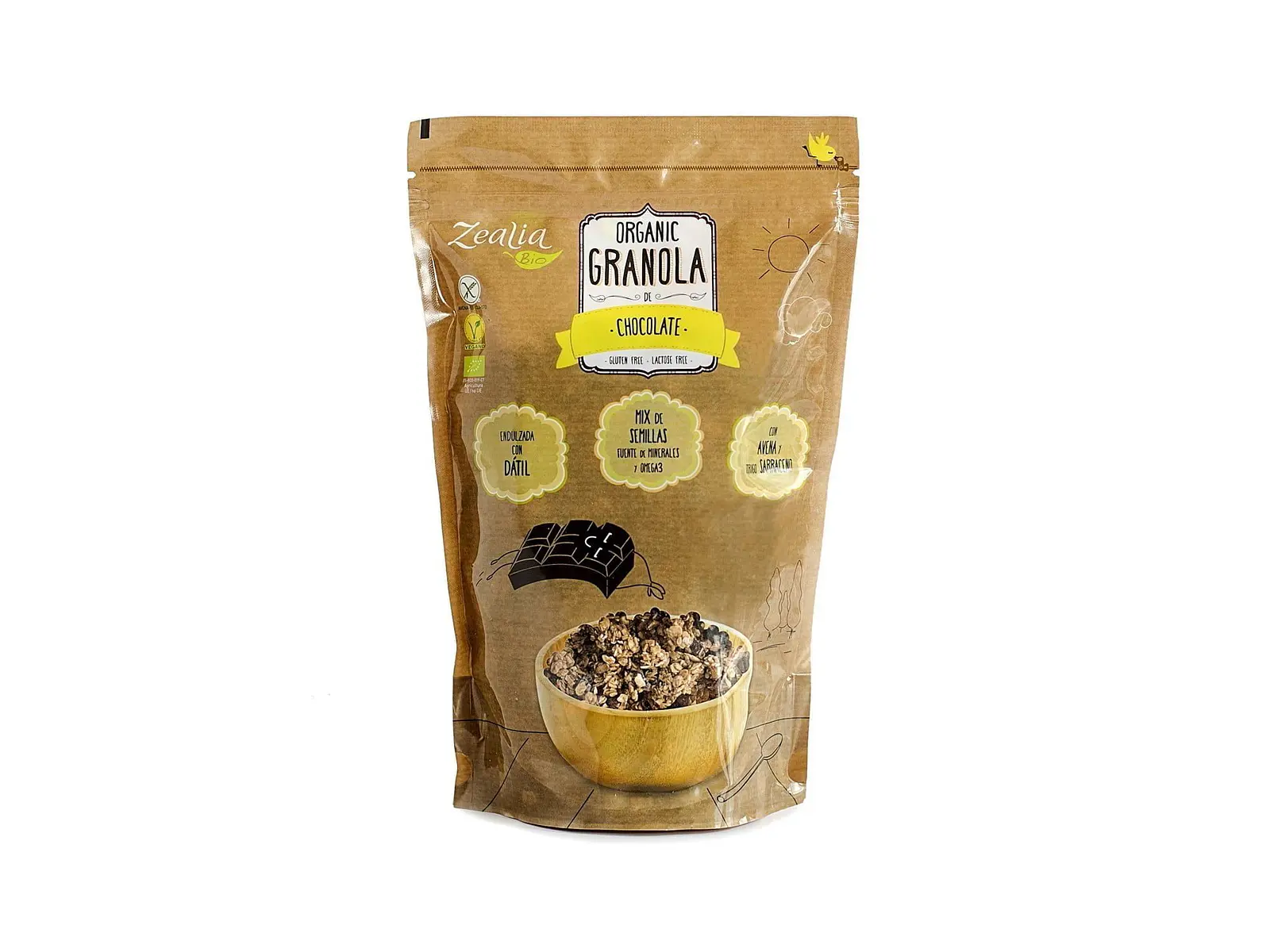 Granola Chocolate Bio 300g Zealia 1