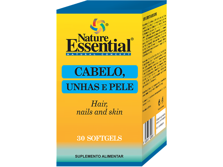 Cabelos, Unhas E Pele 30 Softgels Nature Essential 1