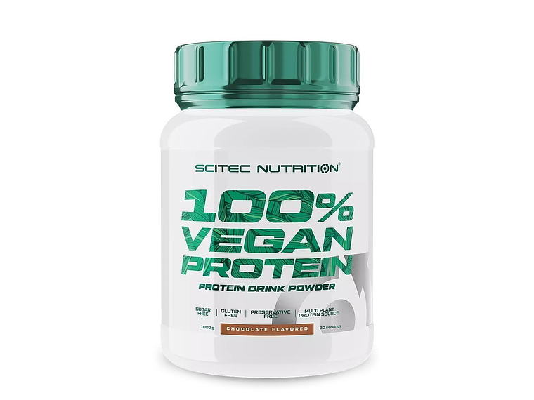 100% Vegan Protein 1000g Chocolate Scitec Nutrition 1