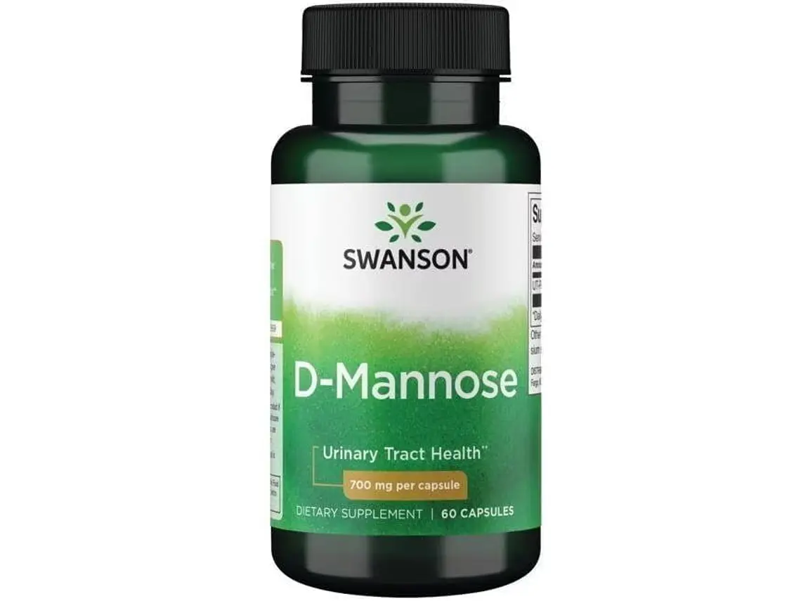 D-Mannose 700 mg 60 Cápsulas Swanson 1