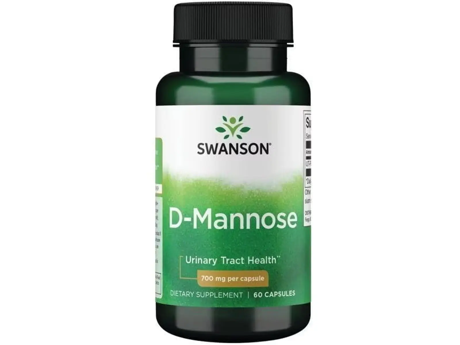 D-Mannose 700 mg 60 Cápsulas Swanson 1