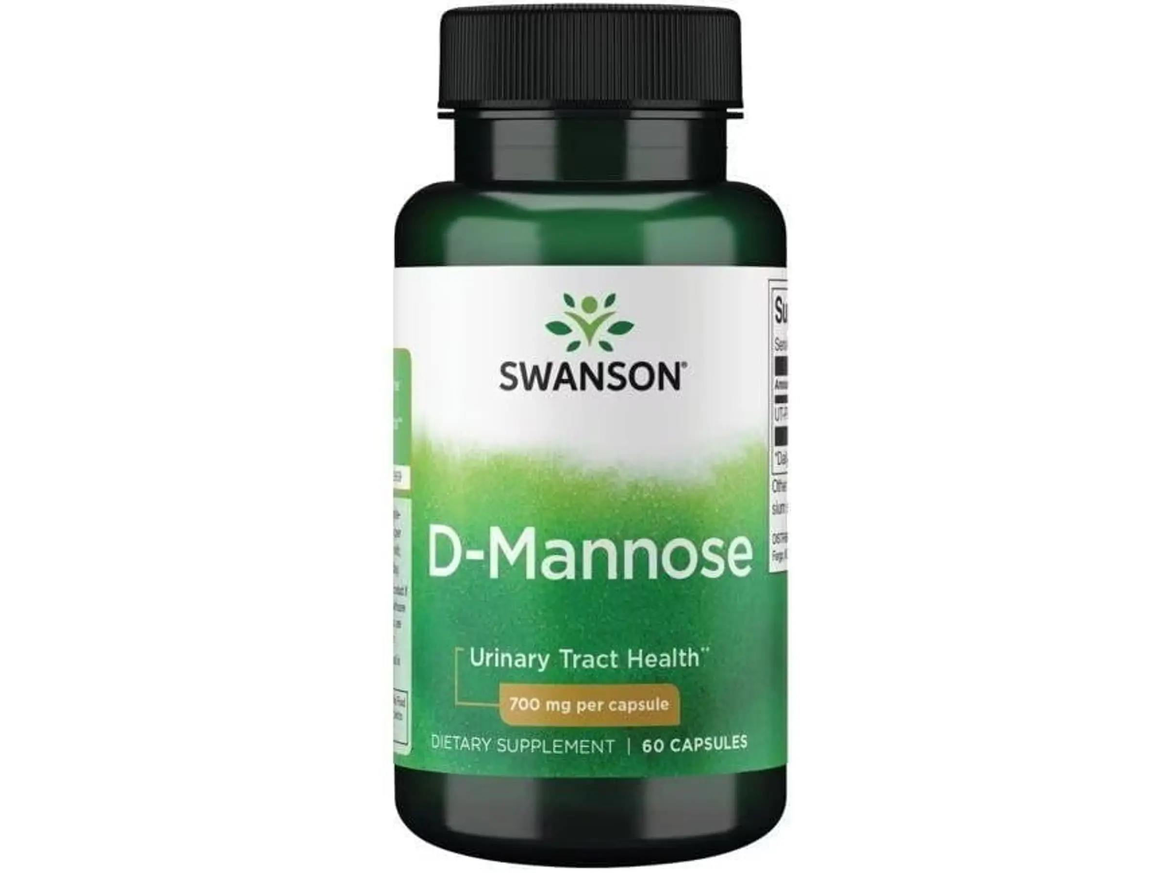 D-Mannose 700 mg 60 Cápsulas Swanson 1