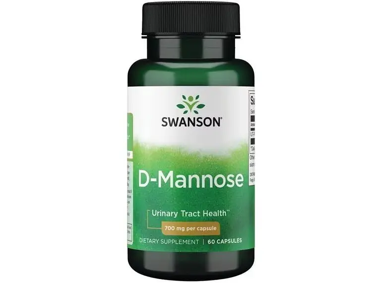 D-Mannose 700 mg 60 Cápsulas Swanson 1