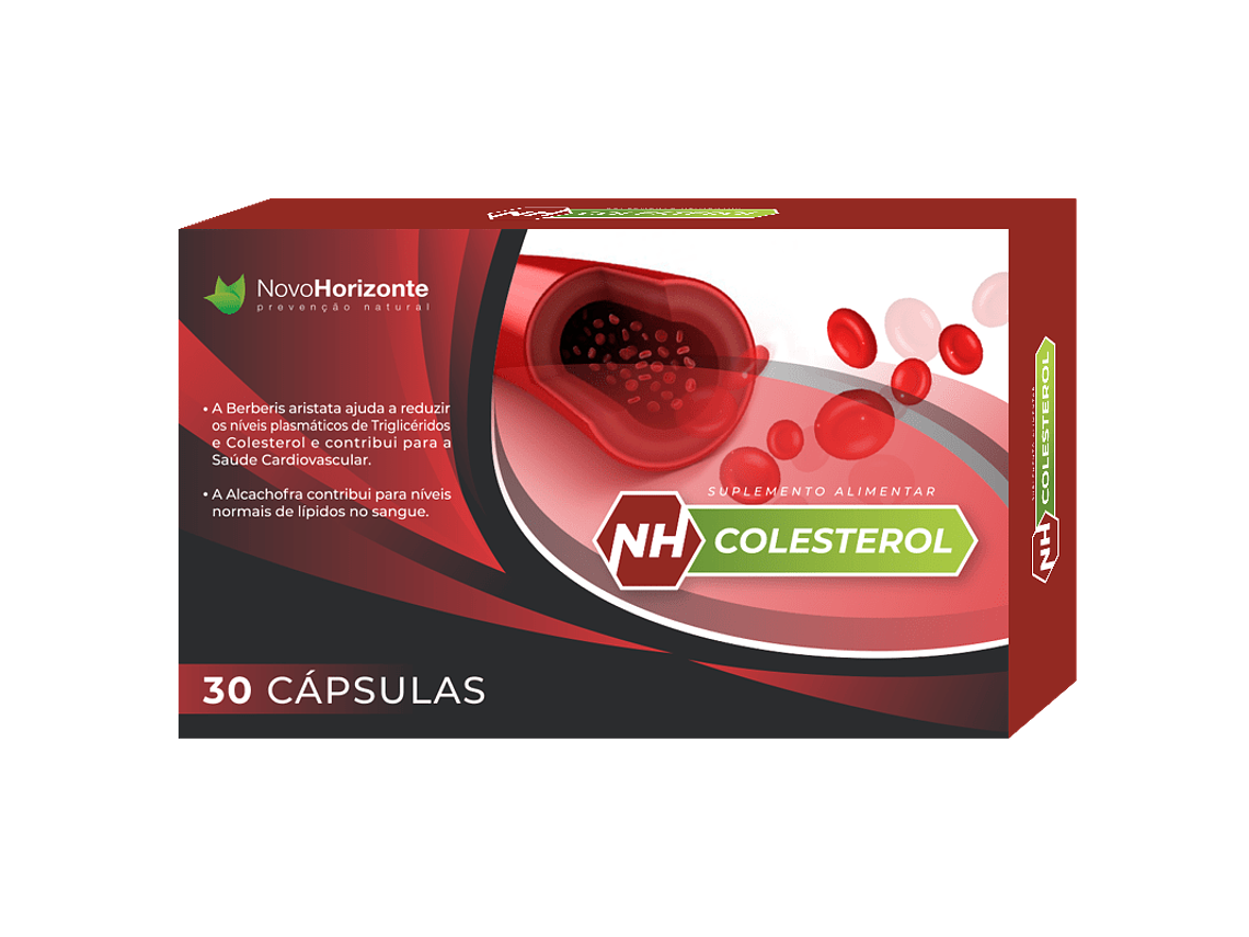 NH Colesterol 30 Cápsulas Novo Horizonte 1