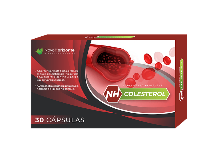 NH Colesterol 30 Cápsulas Novo Horizonte 1