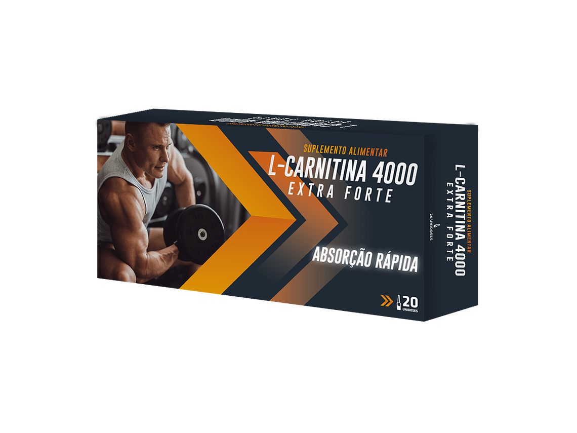 L-Carnitina 4000 Extra Forte 20 Ampolas Novo Horizonte 1