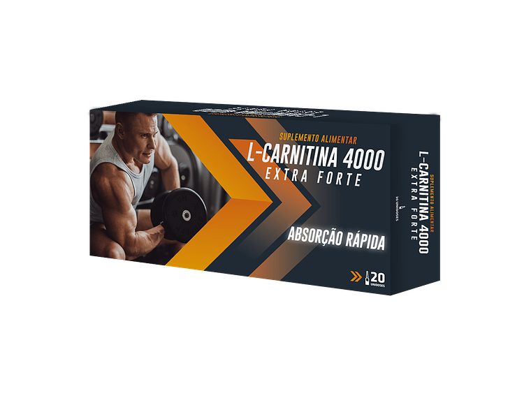 L-Carnitina 4000 Extra Forte 20 Ampolas Novo Horizonte 1