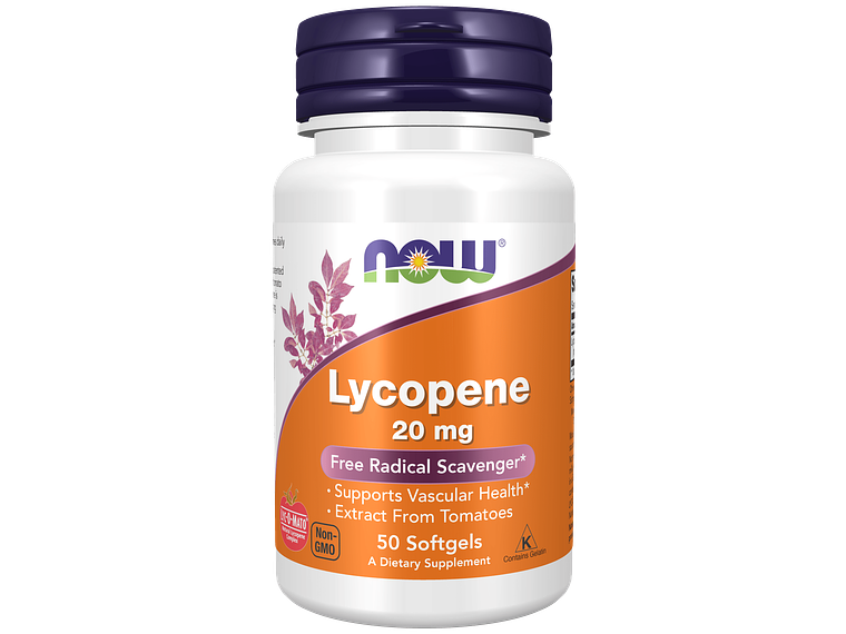 Lycopene 20 mg 50 Softgels Now 1
