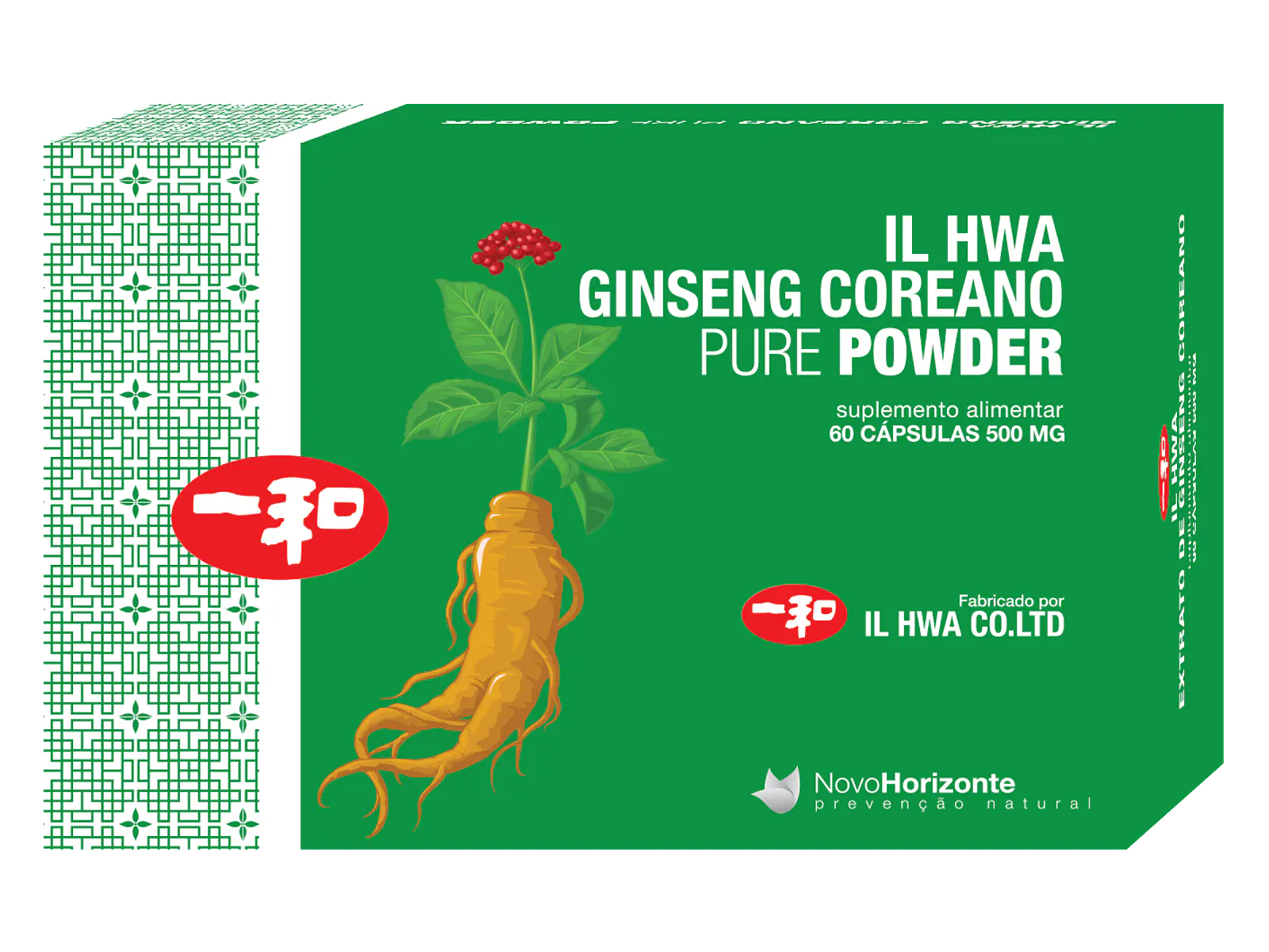 Ginseng Pure 60 Cápsulas Il Hwa 1