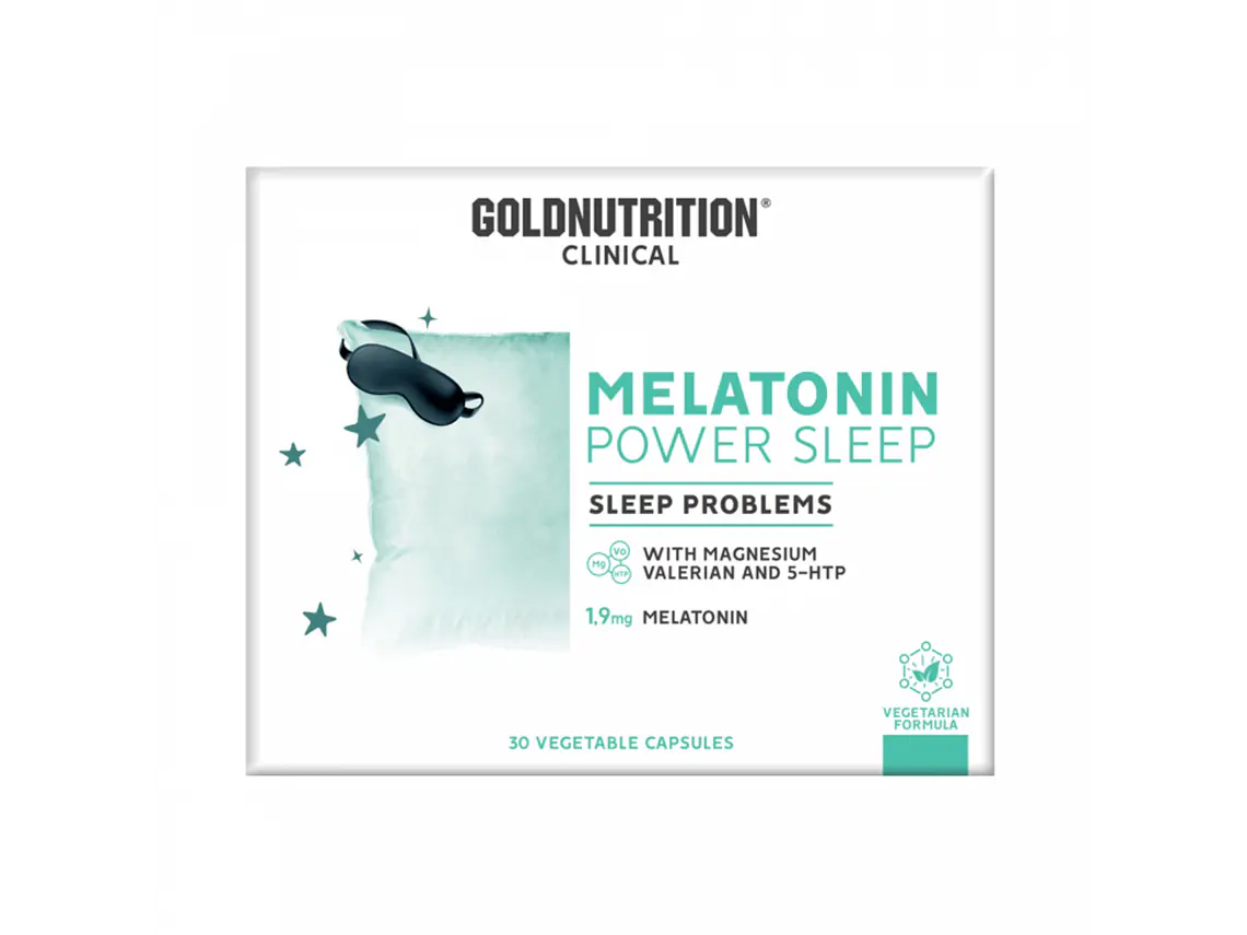 Melatonin Power Sleep 30 Cápsulas Gold Nutrition 1