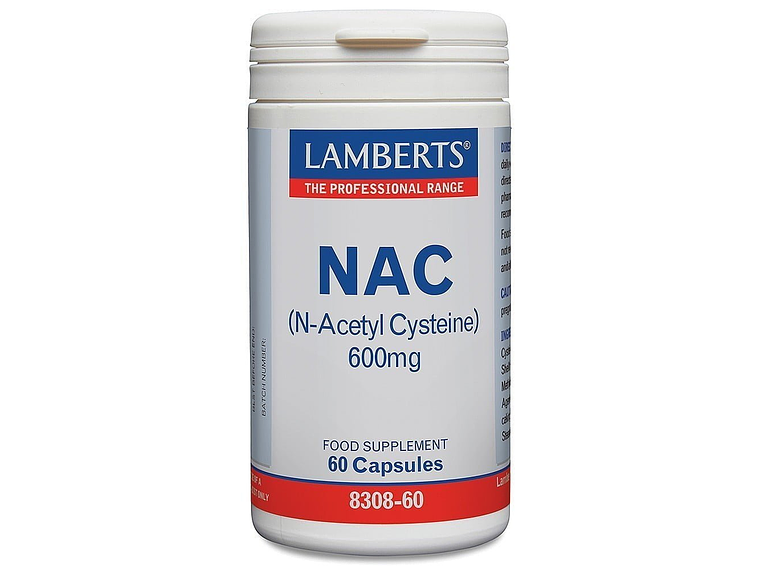 Nac (N_Acetil Cisteina) 600 Mg. 60 Cápsulas Lamberts 1