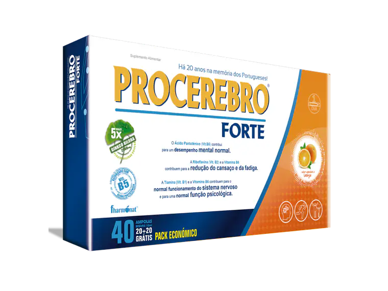 Procerebro Forte 20+20Grátis Ampolas Fharmonat 1
