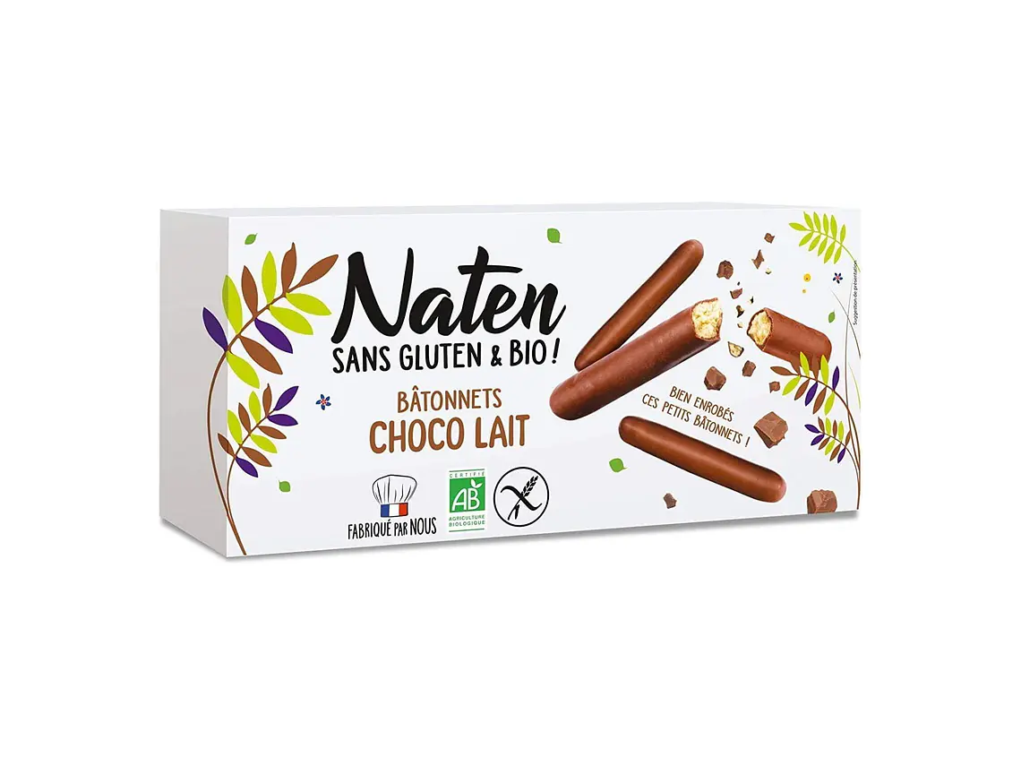 Palitos De Chocolate De Leite 130g Naten 1