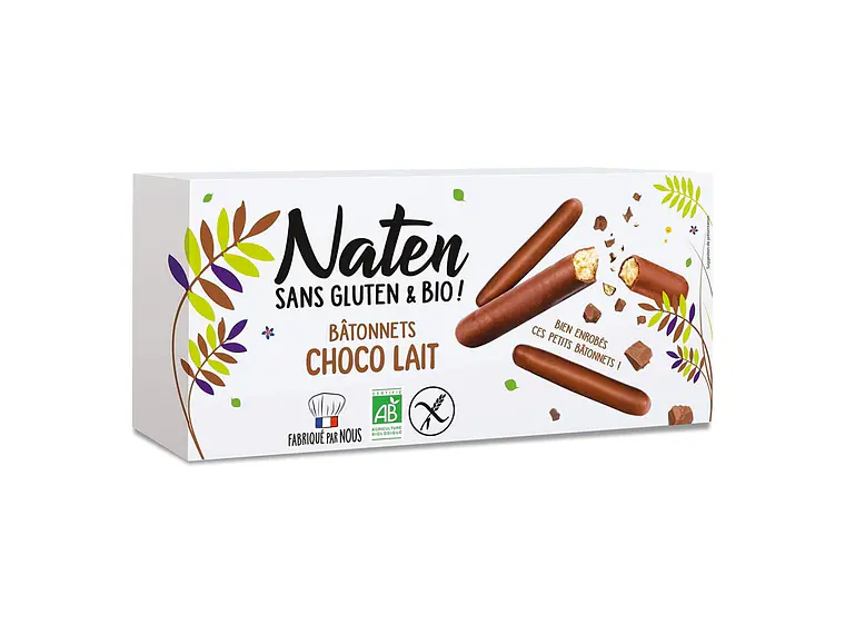Palitos De Chocolate De Leite 130g Naten 1