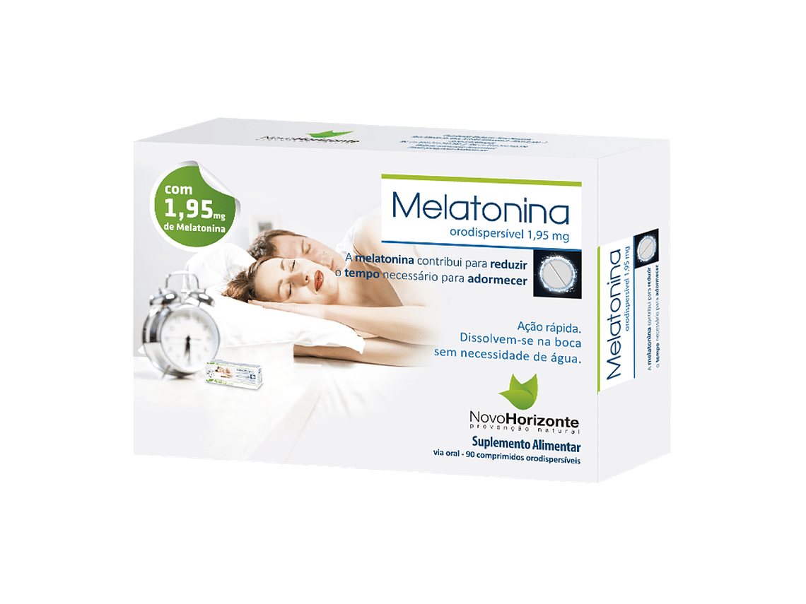 Melatonina Orodispersível 1,95 Mg 90 Comprimidos Novo Horizonte 1