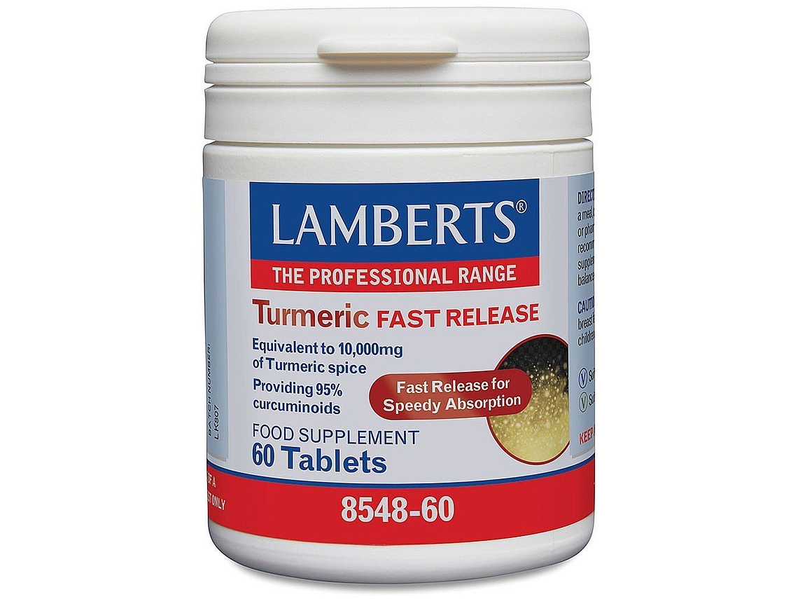 Turmeric (Curcuma) De Libertação Rápida Lamberts 1