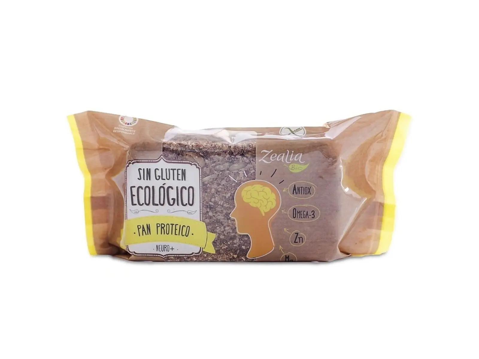 Pão Proteico NEURO+ Bio 220g Zealia 1
