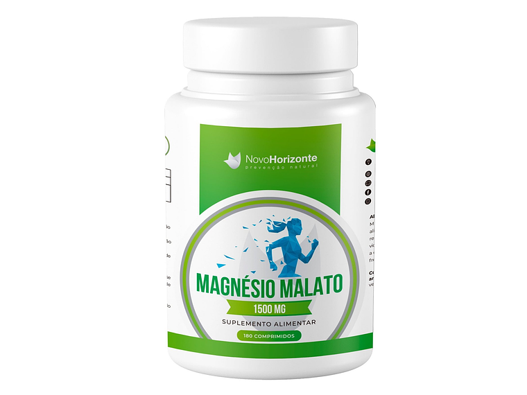 Magnésio Malato 180 Comprimidos Novo Horizonte 1