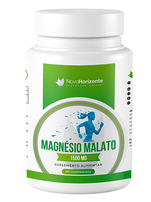 Magnésio Malato 180 Comprimidos Novo Horizonte