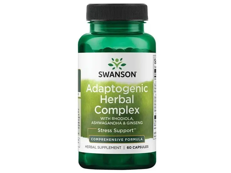 Adaptogenic Herbal Complex 60 Cápsulas  Swanson 1