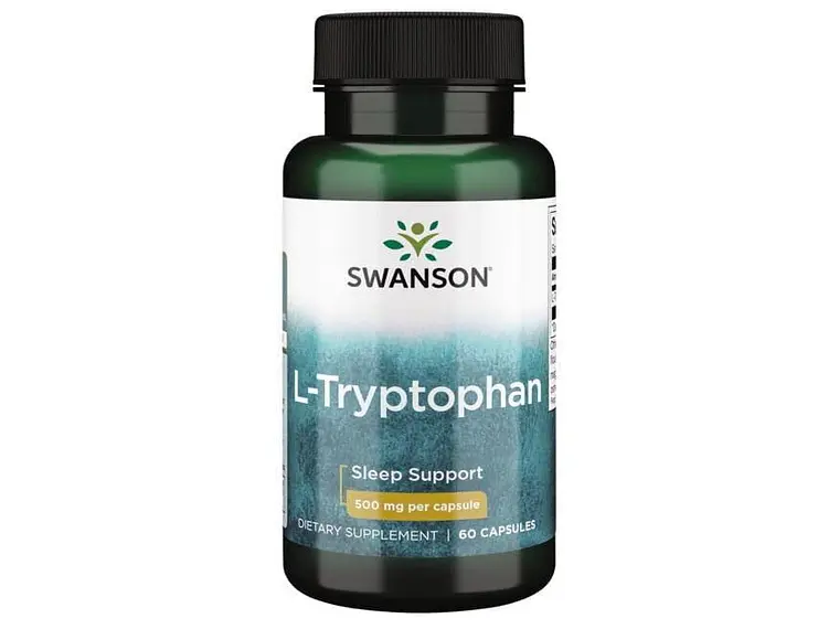 L-Tryptophan 500 Mg 60 Cápsulas  Swanson 1
