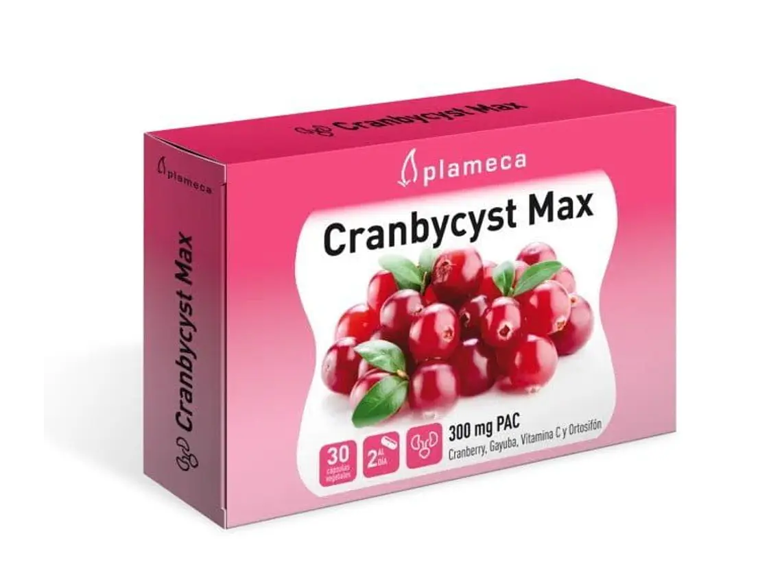 Cranbycyst Max 30 Cápsulas Vegetais Plameca 1