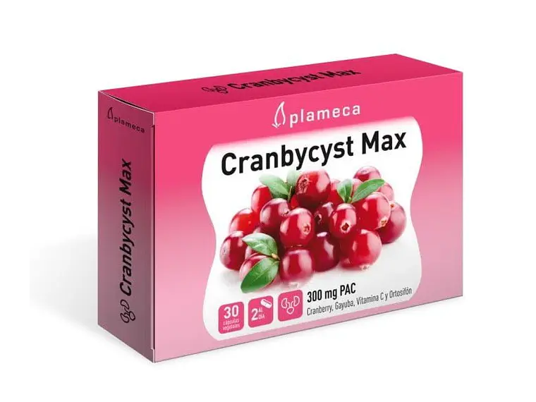 Cranbycyst Max 30 Cápsulas Vegetais Plameca 1