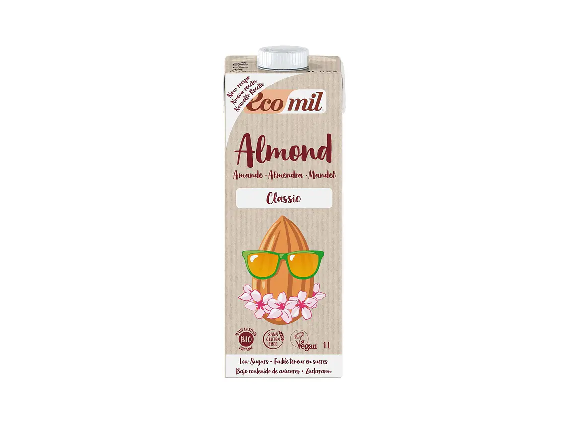 Bebida De Amêndoas Classic  1 Lt Ecomil 1