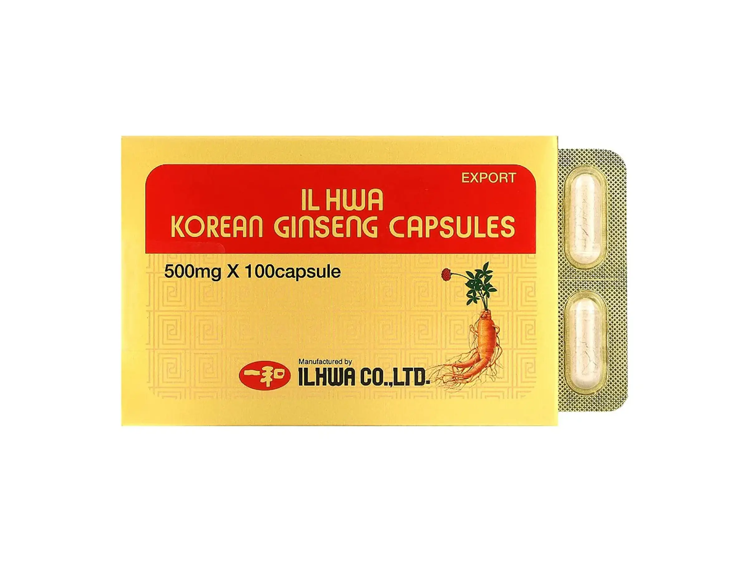Ginseng Cápsulas Ilhwa 1
