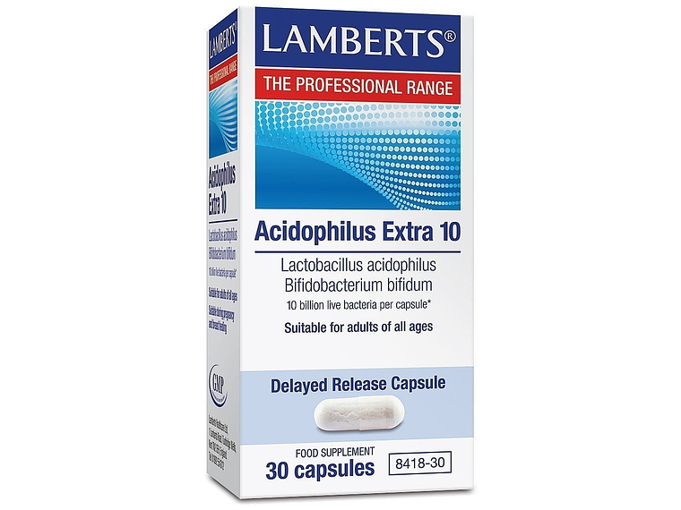 Acidophilus Extra 10 (10000 Milhões Por Cáps.) Lamberts 1