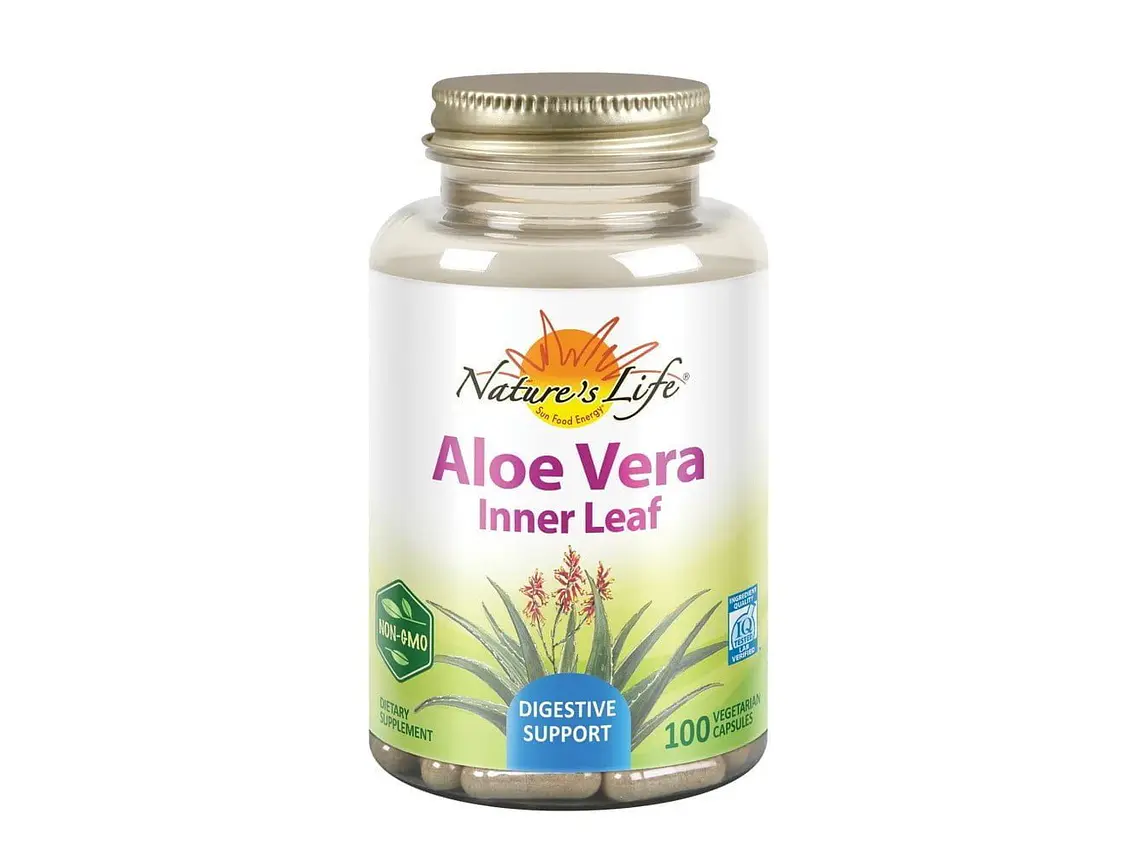 Aloe Vera Inner Leaf 100 cápsulas Nature's Life 1