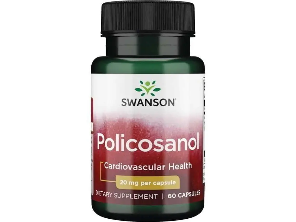 Policosanol 20 mg 60 Cápsulas Swanson 1